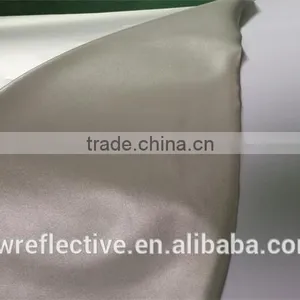 Metallic Silver Single Side Elastic Printed Reflective Knitting Fabric thumbnail-3