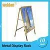 Double Poster Aluminum Metal Display Frame Rack Standing Recyclable thumbnail-1