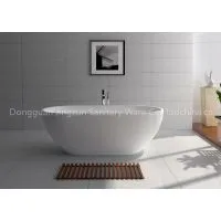 Solid Surface Freestanding Bathtub Stone Bathtub thumbnail-2