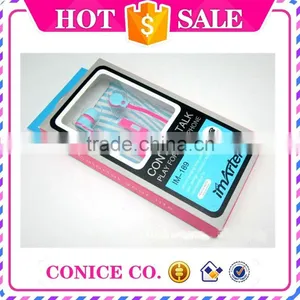 Hottest Sale Red Super Bass Noodles Cable in Ear Earphone With Microphone thumbnail-6
