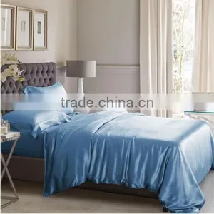 Dark Blue Silk Duvet Cover thumbnail-1