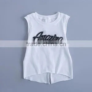 Custom Casual Little Boys Printed Vest Clothing Baby Boys Vest Sleeveless O Neck Tank Top Shirts thumbnail-4