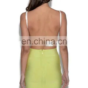 2017 OEM Lime Green Bandage Pencil Skirt thumbnail-2