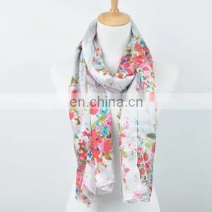 2014 Fashion Ladies Newest Wholesale Print Scarf Turkish Silk Scarf Shawl thumbnail-3