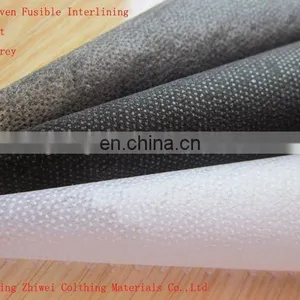 100% Polyester Material and 90/100/150CM Width Fusible Interlining Light Interlining thumbnail-6