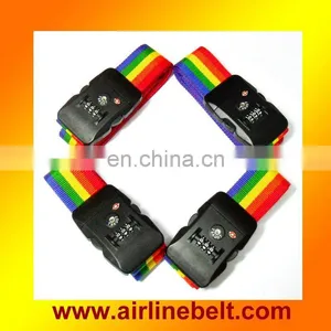Top Classic Rainbow Luggage Strap With TSA Password Lock thumbnail-1
