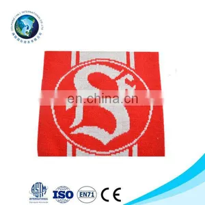 2016 Best Selling Custom Football Knitted Scarves thumbnail-3