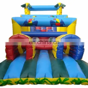 HI Colorful Inflatable Sports Games Tunnel Fun Inflatables Obstacle Course Games For Kids thumbnail-1