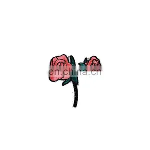 Embroidery Patch Hand Rose Flower Patches Embroidery for Women Clothing thumbnail-5