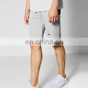 Custom Workout Clothing Mens Running Shorts Mens Baggy Sweat Shorts thumbnail-2