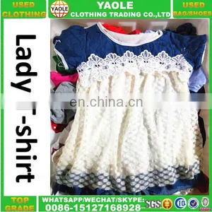 China Second Hand Clothes Bales/bulk Wholesale Used t- Shirt Price in Italy thumbnail-3