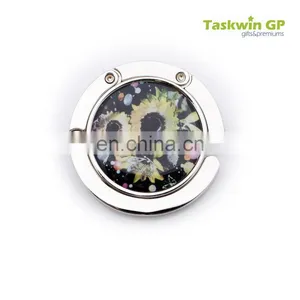 Hot Sale Custom no MOQ , Crystal Metal Table Hook Hanger thumbnail-3