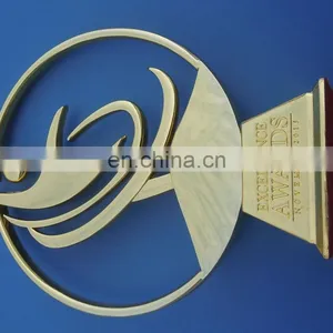 Very High Quality Gold Plating Polish Custom Trophy Stands for Excellence Award thumbnail-3