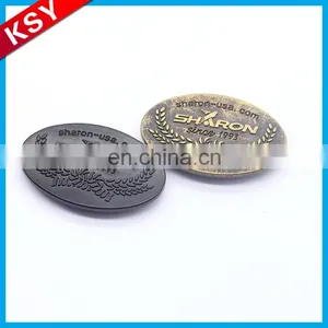 High Quality Engraving Metal Label Brass Logo Plate Handbag Engravable Tag thumbnail-6