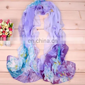 Wholesale Cheap Solid Color Chiffon Scarf thumbnail-3