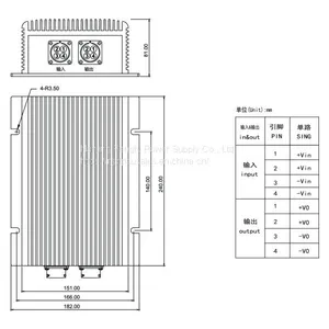 PDE-D Series 600-1000W Power Supply DC/DC Converter Input 24/48/110vdc to 24vdc Output thumbnail-2