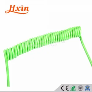 Cores 5*0.14 Mm2 High Elasticity Trailer Spiral Cable CNC Spiral Cable Coiled Cable thumbnail-2