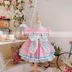 Baby Girl Summer Vintage Spanish Turkey England Princess Ball Gown Dress for Girl Party thumbnail-1