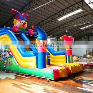 Giant Inflatable Clown Circus Jump and Slide Bounce House ,Inflatable Blow up Tarpaulin Slide for Kids and Adult on Mall thumbnail-6
