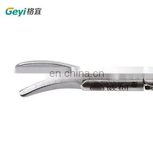 Reusable 5mm Curved Scissors Forceps Double Action Metzenbaum Scissors Forceps thumbnail-1