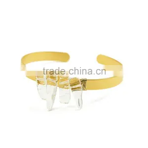 EX03-0031 2016 Latest Designs Gold Stainless Steel Bangles And Braceletsl thumbnail-6