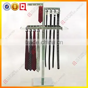 Usable Free Standing Rotating Metal Belt Display Rack thumbnail-2