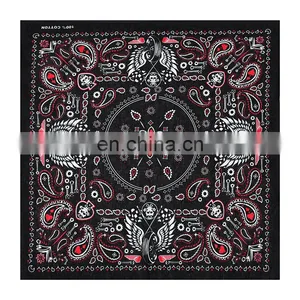 New Design Winter Street Style Headband Bandanas Cotton Sports Kercheif Customized Soft Cheap Handkerchief Headbands thumbnail-3