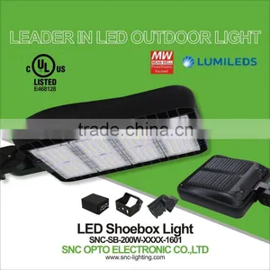 New Top Quality UL CUL Led Shoebox Light 200W for Court Playground Stadium Roadway Lighting thumbnail-1