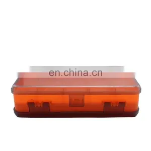 China Transparent Plastic Storage Fishing Box 8 Compartments Container For Fishing Lure Bait Hook Tool Tackle Box Case thumbnail-4