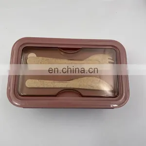ECO-Friendly Fresh 360 Food Container 2 Compartment +Utensils thumbnail-3