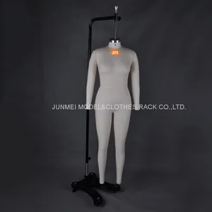 Dongguan New Arrival Missy 8 Fabric Full Body Dress Form With Collapsible Shoulder Dummy Tailor Female Mannequin thumbnail-1