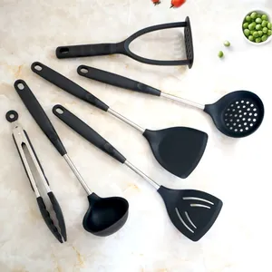 Kitchen Accessories Home and Kitchen Cookware Sets Silicone Kitchen Utensils Sets Cooking Utensils thumbnail-4