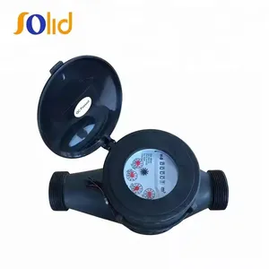 ISO4064 Class B Nylon Plastic Body Vane Wheel Magnetic Type Multi-Jet Dry Dial Water Meter Price thumbnail-1