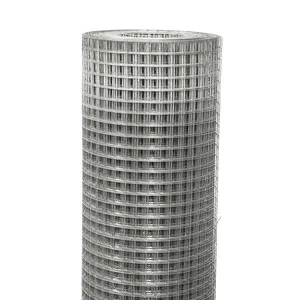 14x14 Welded Wire Mesh Roll 14 16 17 18 Gauge 1x2 Gi Galvanized Welded Wire Mesh Rolls and Panels Pedestrian Factory Direct thumbnail-1