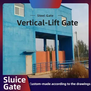 High Quality Cast Steel/stainless Steel Sewage Treatment Gate Hydraulic Flat Sluice Gate Integrated Sluice Gate thumbnail-1