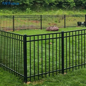 3D Vertical Iron Steel Frame 1pc Blade Fence Louver Multi T-track 7ft Height for Front Yards Garage Gates 3D Modeling thumbnail-4