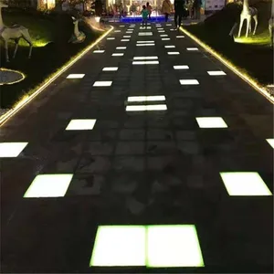 Qianyi Stainless Steel Led Warm-color Glowing In-ground Floor Tile Light Strips for Landscape Engineering, Outdoor Decorative Lights Manufacturer thumbnail-3