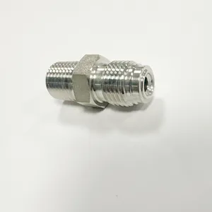 FNPT to Male VCR Adapter 316L Stainless Steel Electropolished Pipe Connector thumbnail-3