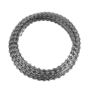 Spiral Stainless Steel Sharp-edge Wire Mesh for Sale, Brown Garden M-type Wire Mesh thumbnail-3