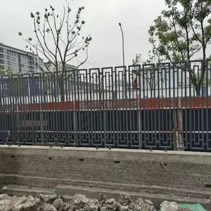 Zinc Coated Steel Spear Top Fence Panel for Outdoor Decorative Security thumbnail-2