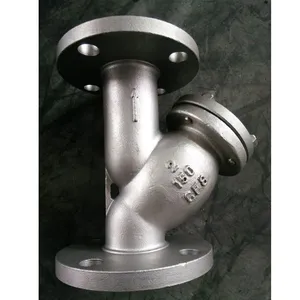 WCB Cast Steel Flange Y Type Strainer GL41H CF8/CF8M SS304 SS316 Filter for Water Media thumbnail-2