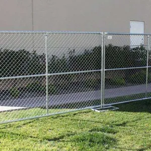 Outdoor Heat-treated Steel Temporary Movable Safety Fence, no Excavation Required, With Waterproof Steel Wire Driveway Guardrail thumbnail-1