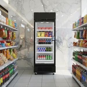 AFEN 24/7 Qr Code Smart Refrigerated Snacks and Drinks Ai Vending Machine With Camera and Support Pax Cashless Payment System thumbnail-1