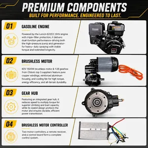 Vigorun SPRY600 Remote Controlled Sprayer, CE EPA Gasoline Engine, 600L, for Potato Fields thumbnail-3