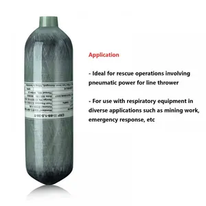 3.0 Liter Carbon Fiber Composite Cylinders for Air Storage thumbnail-1
