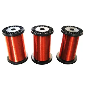 UEW 155 / 180 Grade 48 AWG Enameled Copper Round Magnet Wire for Magnetic Coil Winding thumbnail-1