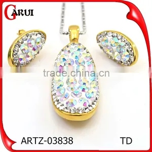 Jewelry Manufacturer China Brazilian Gold Jewelry Wholesale Sets thumbnail-5