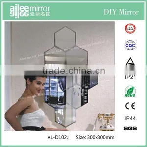 Clear Crystal Glass Mirror Plane Mirror thumbnail-1