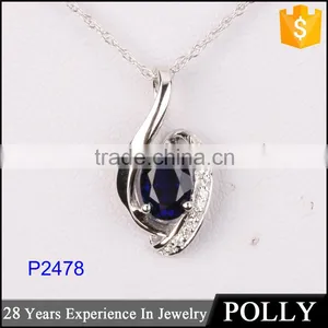 Custom Fancy Pure Silver Chain Pendant Necklace Deisign thumbnail-6