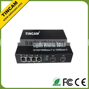 4 Fiber Port 2 Rj45 Port Rack Mount Media Converter Switch thumbnail-4